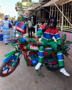 Travelling through West Africa by motorbike